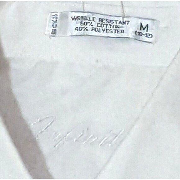 Infinity Fashion Button Down Shirt Womens M White Cat Appliques Rhinestones NWT - Picture 7 of 7